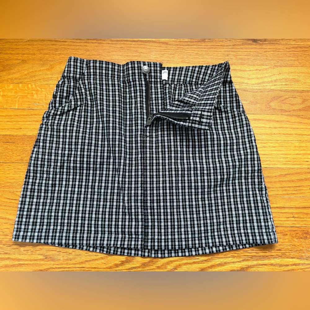 Hollister Ultra Hi Rise Plaid Mini Skirt Size S